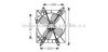 AVA QUALITY COOLING TO7513 Fan, radiator
